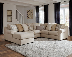                                                  							Ingleside 4-Piece Sectional with Ch...
                                                						 