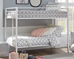 Broshard Twin/Twin Metal Bunk Bed