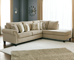                                                  							Dovemont 2-Piece Sectional with Cha...
                                                						 
