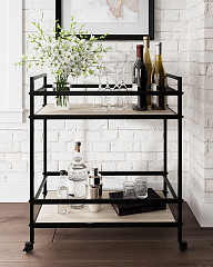                                                  							Waylowe Bar Cart
                                                						 