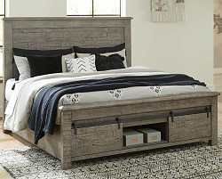 Brennagan King Panel Bed with Stora...