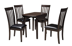                                                  							Hammis Dining Table and 4 Chairs
                                                						 