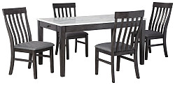                                                  							Luvoni Dining Table and 4 Chairs
                                                						 