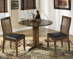                                                  							Stuman Dining Table and 2 Chairs
                                                						 