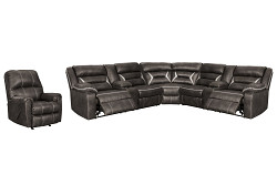                                                  							Kincord 3-Piece Sectional with Recl...
                                                						 