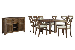                                                  							Moriville Dining Table and 6 Chairs...
                                                						 