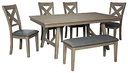                                                  							Aldwin Dining Table and 4 Chairs an...
                                                						 