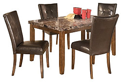                                                  							Lacey Dining Table and 4 Chairs
                                                						 