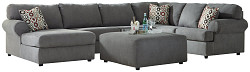                                                  							Jayceon 3-Piece Sectional with Otto...
                                                						 