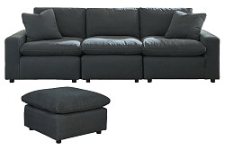                                                  							Savesto 4-Piece Sectional with Otto...
                                                						 