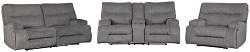                                                  							Coombs Sofa, Loveseat and Recliner
                                                						 