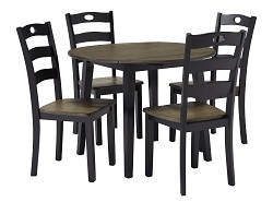                                                  							Froshburg Dining Table and 4 Chairs
                                                						 