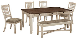                                                  							Bolanburg Dining Table and 4 Chairs...
                                                						 
