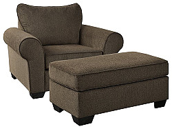                                                  							Nesso Chair and Ottoman
                                                						 
