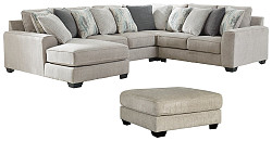                                                  							Ardsley 4-Piece Sectional with Otto...
                                                						 