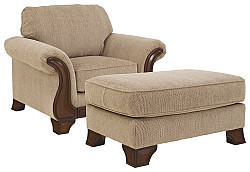                                                  							Lanett Chair and Ottoman
                                                						 