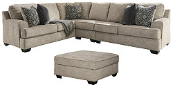                                                  							Bovarian 3-Piece Sectional with Ott...
                                                						 