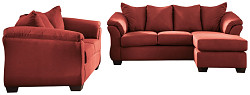                                                  							Darcy Sofa Chaise and Loveseat
                                                						 