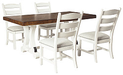                                                  							Valebeck Dining Table and 4 Chairs
                                                						 