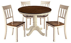                                                  							Whitesburg Dining Table and 4 Chair...
                                                						 