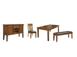                                                  							Ralene Dining Table and 4 Chairs an...
                                                						 