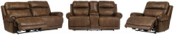                                                  							Austere Sofa, Loveseat and Recliner
                                                						 
