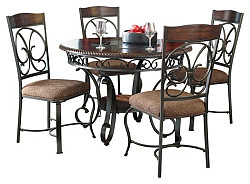                                                  							Glambrey Dining Table and 4 Chairs
                                                						 