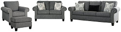                                                 							Agleno Sofa, Loveseat, Chair and Ot...
                                                						 