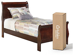                                                  							Alisdair Twin Sleigh Bed with Mattr...
                                                						 