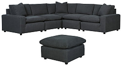                                                  							Savesto 5-Piece Sectional with Otto...
                                                						 