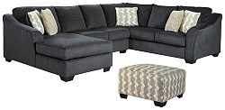                                                  							Eltmann 3-Piece Sectional with Otto...
                                                						 
