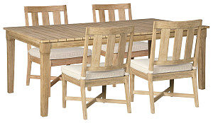 Clare View Outdoor Dining Table and 4 Chairs