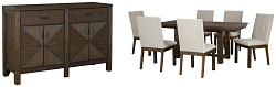                                                  							Dellbeck Dining Table and 6 Chairs ...
                                                						 