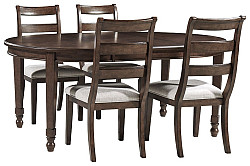                                                  							Adinton Dining Table and 4 Chairs
                                                						 