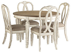                                                  							Realyn Dining Table and 4 Chairs
                                                						 