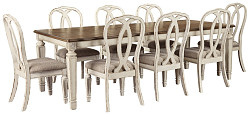                                                  							Realyn Dining Table and 8 Chairs
                                                						 