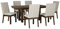                                                  							Dellbeck Dining Table and 6 Chairs
                                                						 