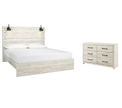                                                  							Cambeck Queen Panel Bed with Dresse...
                                                						 