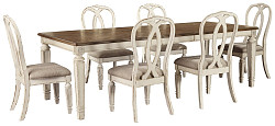                                                  							Realyn Dining Table and 6 Chairs
                                                						 