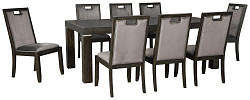                                                  							Hyndell Dining Table and 8 Chairs
                                                						 
