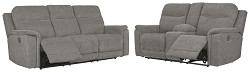                                                  							Mouttrie Sofa and Loveseat
                                                						 