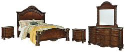                                                  							North Shore Queen Panel Bed with Mi...
                                                						 
