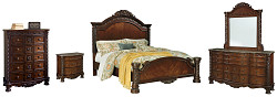                                                  							North Shore Queen Panel Bed with Mi...
                                                						 
