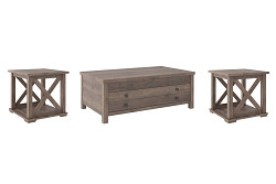                                                  							Arlenbry Coffee Table with 2 End Ta...
                                                						 