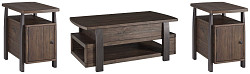                                                  							Vailbry Coffee Table with 2 End Tab...
                                                						 