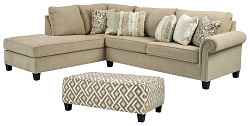                                                 							Dovemont 2-Piece Sectional with Ott...
                                                						 