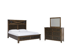                                                  							Wyattfield Queen Panel Bed with Sto...
                                                						 