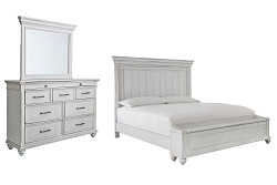                                                 							Kanwyn King Panel Bed with Storage ...
                                                						 