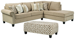                                                  							Dovemont 2-Piece Sectional with Ott...
                                                						 