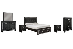                                                  							Kaydell Queen Panel Bed with Storag...
                                                						 